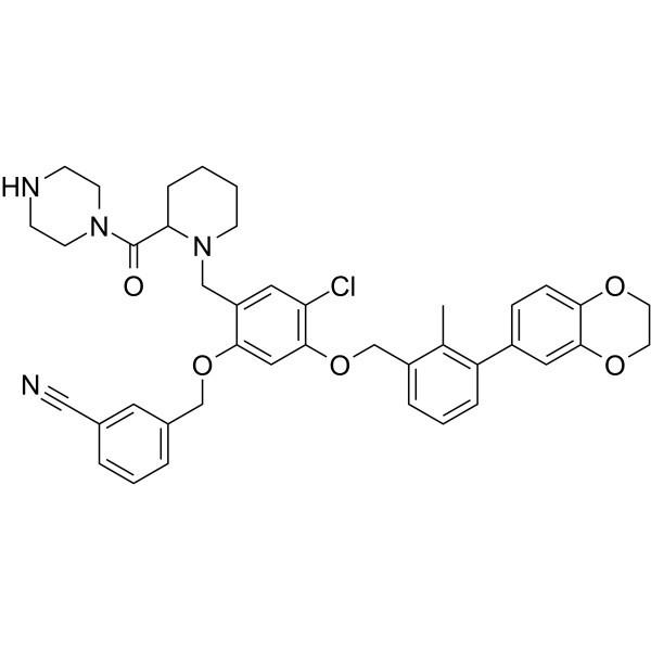 BMS-1166-N-พิเพอริดีน-CO-N-พิเพอราซีน หมายเลข CAS: 2447066-14-8