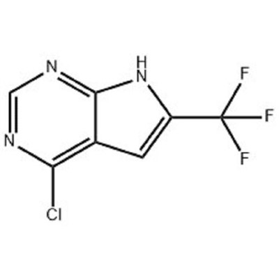 4-คลอโร-6-(ไตรฟลูออโรเมทิล)-7H-pyrrolo[2,3-d]pyrimidine หมายเลข CAS: 1830312-37-2